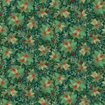 Good Tidings - Makower - Holly Bush - dunkelgrün