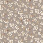 Little Ones Fat Quarter - Medium Floral Spray  - Henry Glass Blüten auf Grau