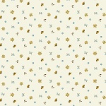 - OAKLEIGH -  Andover Fabrics - DITZY CREAM