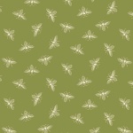 MINIBOX EXKLUSIV - FAT QUARTER - Petite Beehive - Makower UK -  GRASS Petite Bee